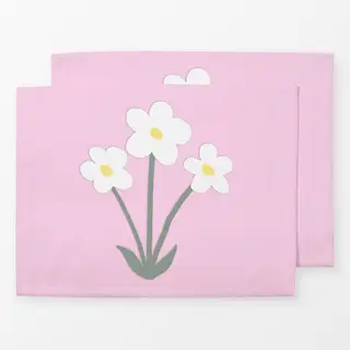 Tischset Kleine Blume Daisy Pink