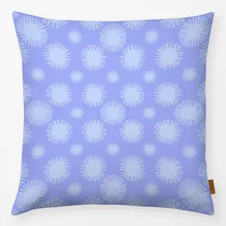 Kissen Sunshine Muster Blau Hellblau