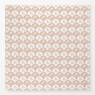 Tischdecke Kleine Blumen Beige Muschel Muster