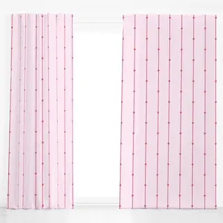 Dekovorhang Rosa Pink Rot