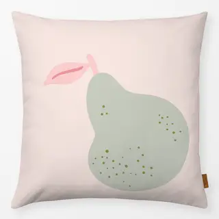 Kissen Birne Rosa Pastel