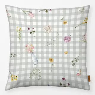 Kissen Cottage Spring Blumenkaro 2