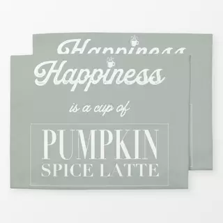 Tischset Pumpkin Spice Happy Quote