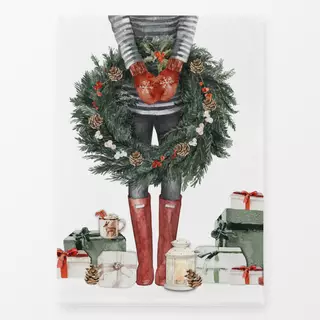 Geschirrtücher Cottage Christmas Girl
