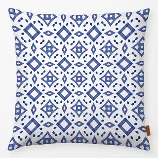 Kissen Boho Indigo Muster