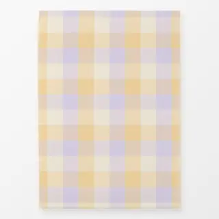 Geschirrtücher Lila Gelb Karo Gingham Pastel