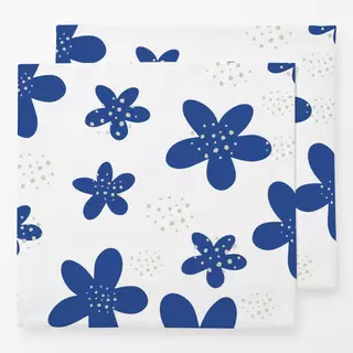 Servietten Midsommar Blau Blüten