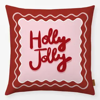 Kissen Holly Jolly Weihnachtsspaß