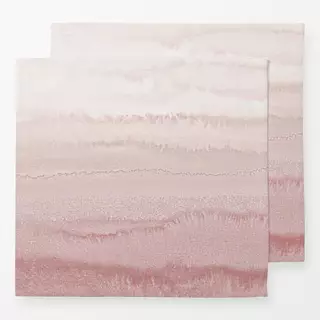 Servietten Farbverlauf Wellen Rosa Ballerina