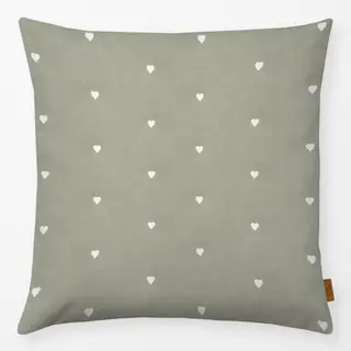 Kissen Kleine Herzen Salbei Shabby