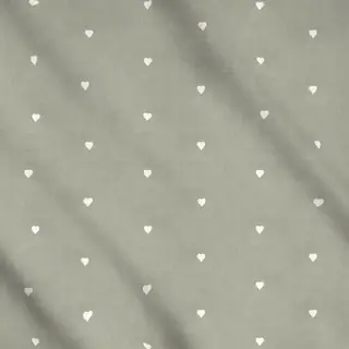 Meterware Kleine Herzen Salbei Shabby