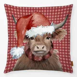 Kissen Zottelige Kuhe  Santa Claus