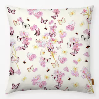 Kissen Cottage Summer Butterfly Creme