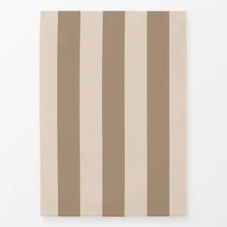 Geschirrtücher Beige Braun Herbst Streifen
