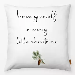 Kissen Have yourself Weihnachtsspruch