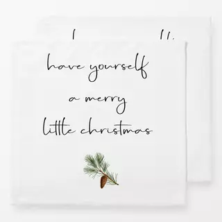 Servietten Have yourself Weihnachtsspruch