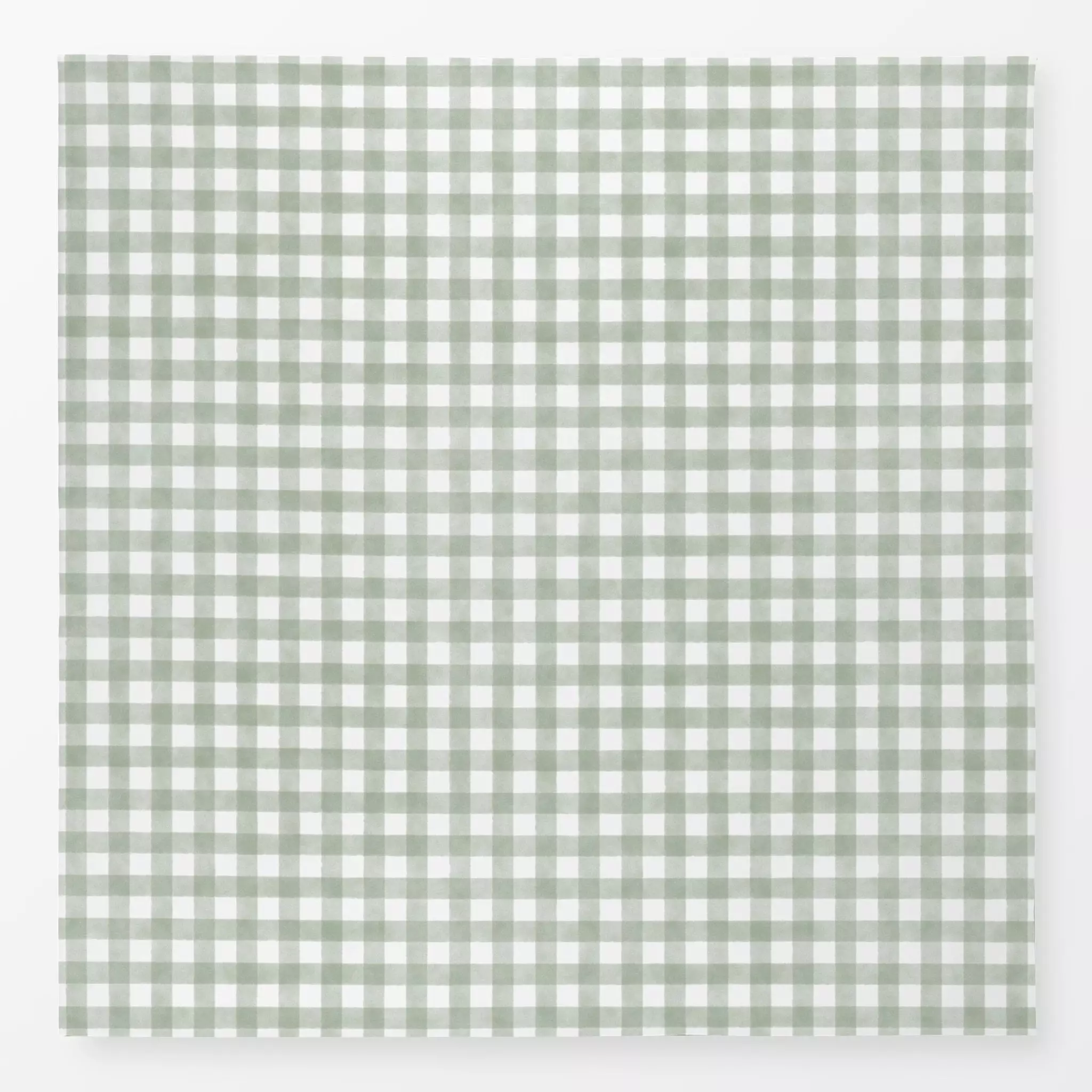 Tischdecke Vichy Karo Salbei Grün, gemustert, Frühling, von Monika Strigel