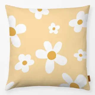 Kissen Big Daisy Blume Gelb