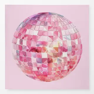 Tischdecke Pink Rosa Disco
