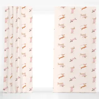 Dekovorhang Beige Rose