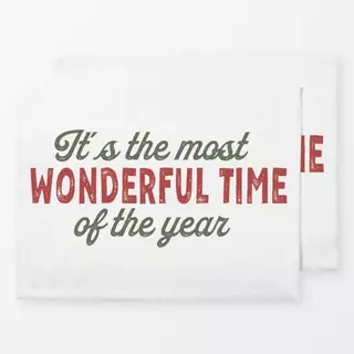 Tischset Cottage Christmas Spruch