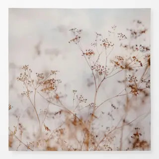 Tischdecke Boho Blumen Beige