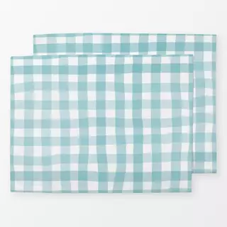 Tischset Cottage Summer Karo Blau