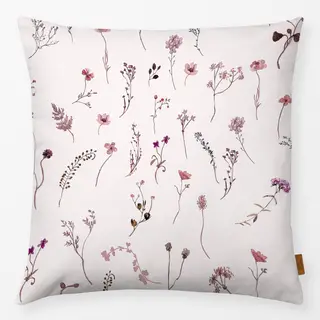 Kissen Wildblumen Rosa Muster