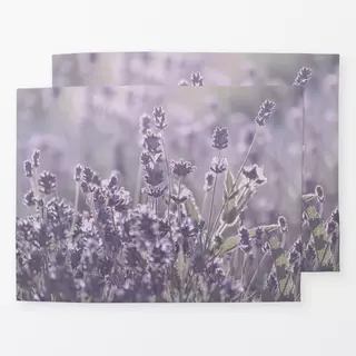 Tischset Lavendelblüte im Sonnenschein