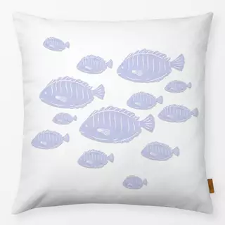Kissen Hamptons Chic - Fische Muster