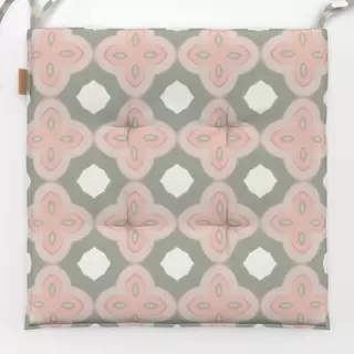 Sitzkissen Marocco Muster Oliv Rosa 1