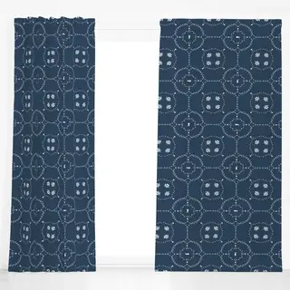 Dekovorhang Ornamente Muster Midsommar