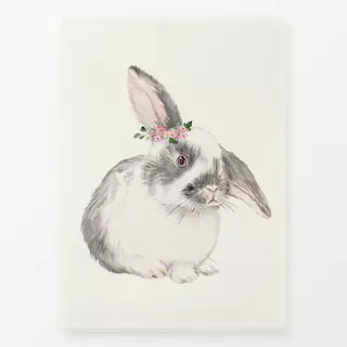 Geschirrtücher Hase mit Blumenkranz Schlappi