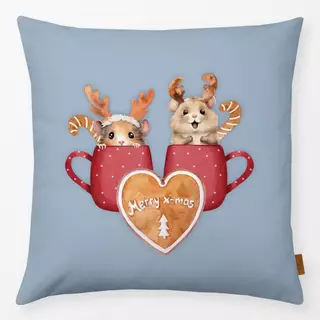 Kissen Holly Jolly Hamster Tasse