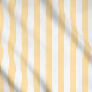 Meterware Feine Streifen Butter Gelb