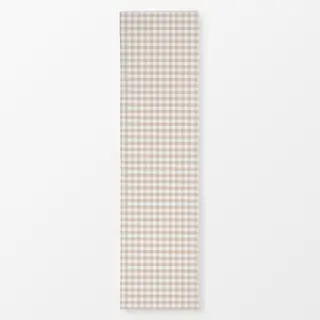 Tischläufer Beige Weiss
