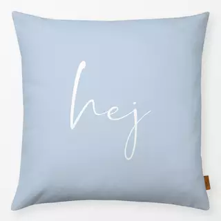 Kissen hej Hellblau