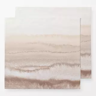 Servietten Farbverlauf Creme Beige Natur