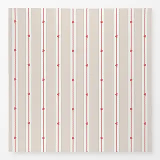 Tischdecke Beige mit Weiss gestreift