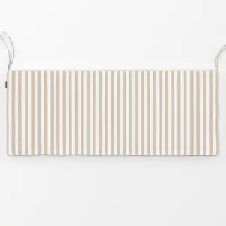 Bankauflage Beige Weiss