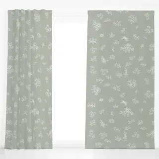 Dekovorhang Ditsy  Blumen Muster Midsommar