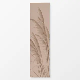 Tischläufer Pampasgras Boho Beige Braun