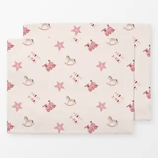 Tischset Beige Rose
