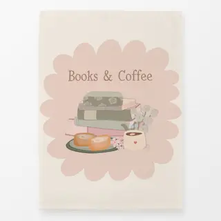 Geschirrtücher Bücher & Kaffee Pause