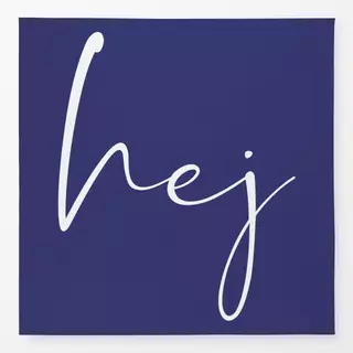 Tischdecke HEJ Tiefblau