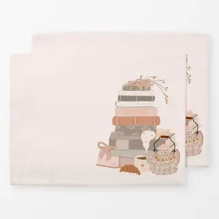 Tischset Kleine Auszeit mit Büchern