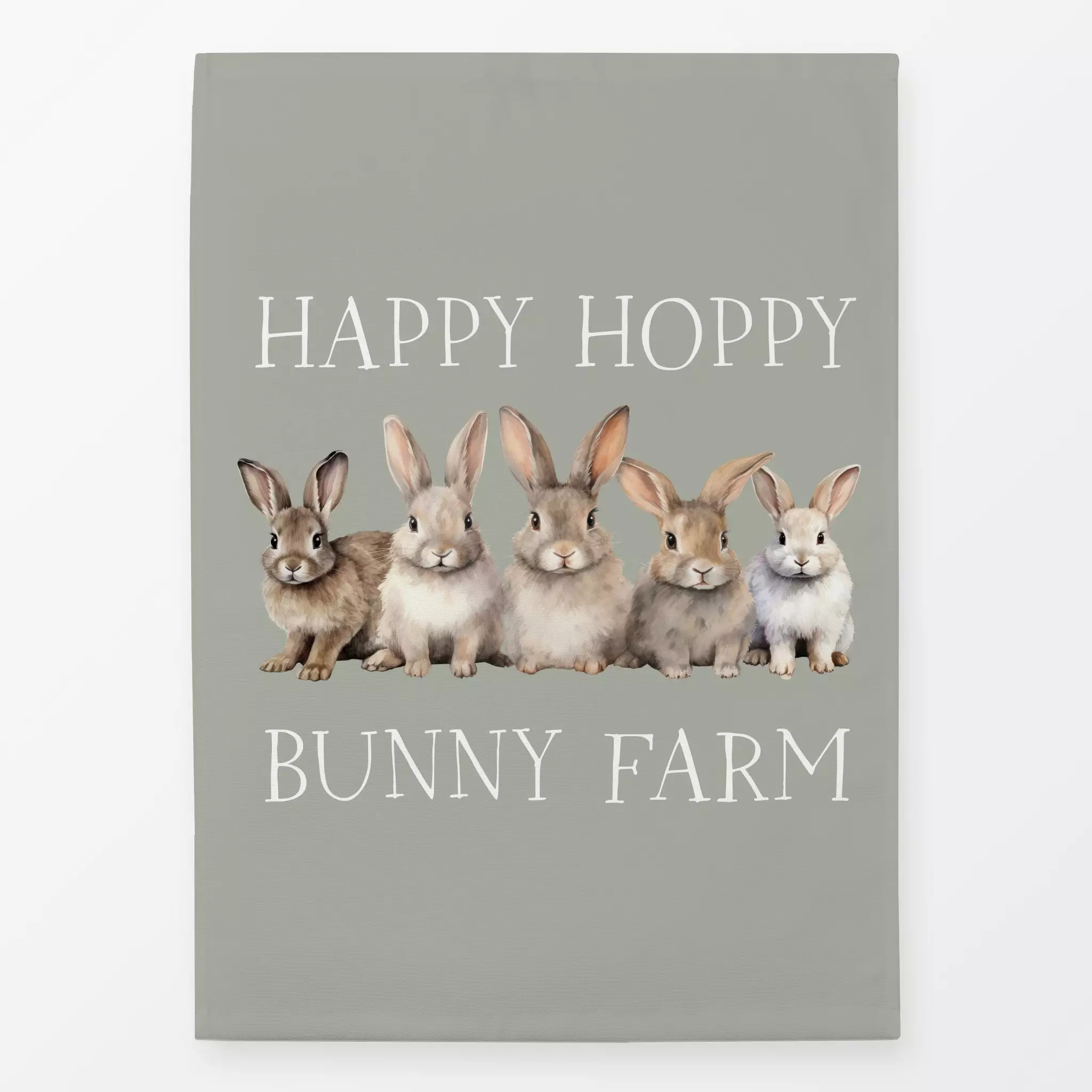 Geschirrtücher Cottage Spring Bunny Farm - Frühling, Kinderzimmer & Motive für Kinder, Tiere, Ostern - von „Monika Strigel";...