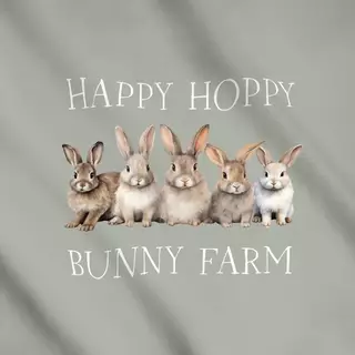 Meterware Cottage Spring Bunny Farm