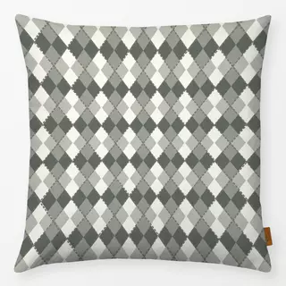 Kissen AlpenChic Argyle Raute Grün