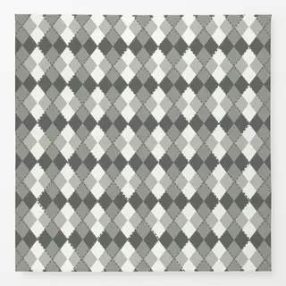 Tischdecke AlpenChic Argyle Raute Grün